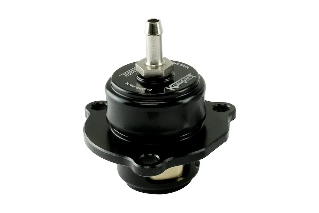 TS-0203-1261 – TURBOSMART Turbocharger Blow Off Valve, Recirculating Black Aluminum With Valve/ Nipples/ Mounting Scr...